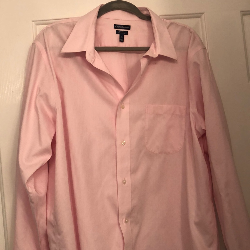 CROFT & BARROW - pink button down